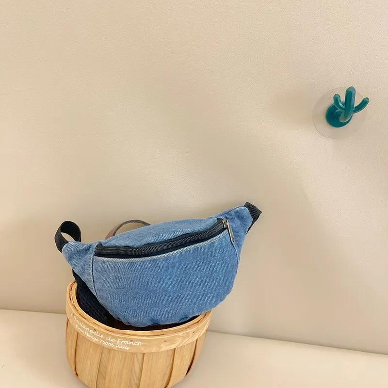Children s Denim Waist Bag Solid Fashion Zipped Kids Waist Pack Casual Outdoor Sport Bodycross Bag Kids Accessories
Children s Denim Waist Bag Solid Fashion Zipped Kids Waist Pack Casual Outdoor Sport Bodycross Bag Kids Accessories