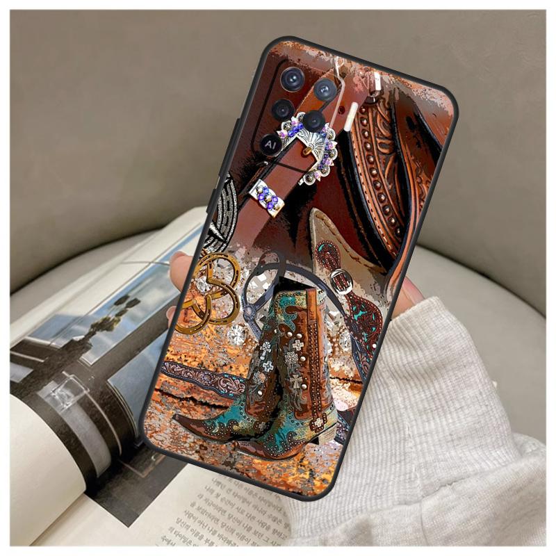 Western Cowgirl Cowboy Boots Case For Oppo A74 A94 A54 A18 A38 A58 A78 A98 A80 A60 A40 A96 A76 A16 A15 A17 A57 A77 A5 Pro OPPO A76
Western Cowgirl Cowboy Boots Case For Oppo A74 A94 A54 A18 A38 A58 A78 A98 A80 A60 A40 A96 A76 A16 A15 A17 A57 A77 A5 Pro OPPO A76