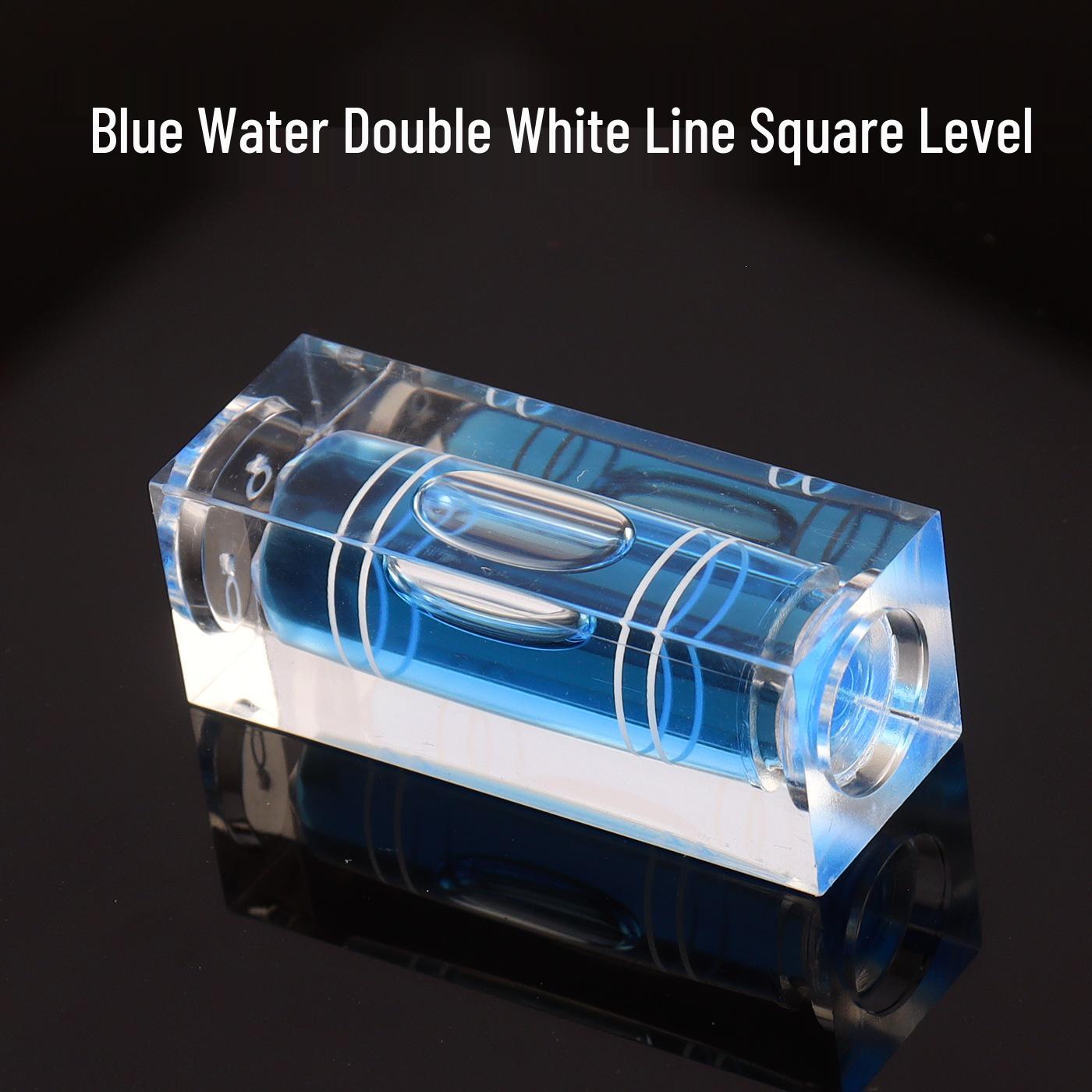Transparent Acrylic Blue Level Ruler with White Lines and Green Bubbles Eastern Evil
Transparent Acrylic Blue Level Ruler with White Lines and Green Bubbles Eastern Evil