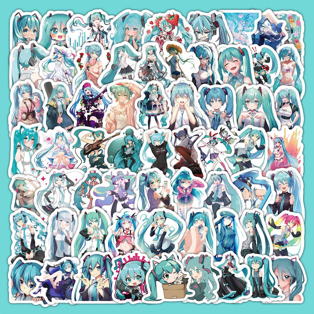 Водонепроницаемые наклейки Hatsune Miku, 100 мультяшных наклеек-граффити с дивой для бутылок с водой
Водонепроницаемые наклейки Hatsune Miku, 100 мультяшных наклеек-граффити с дивой для бутылок с водой