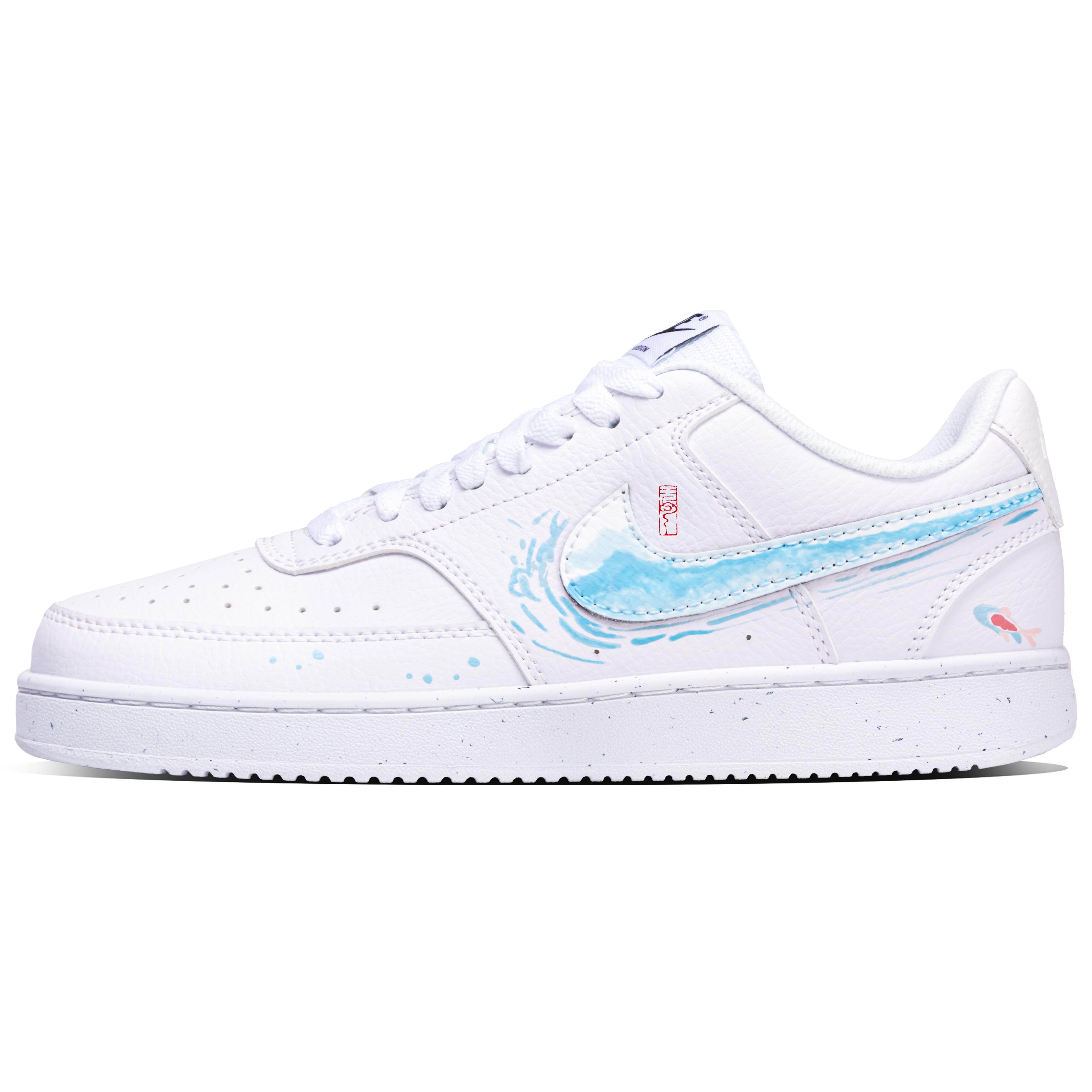 Nike Court Vision 1 Blessing Fish Abrasion Resistant Low top Skateboard Shoes Unisex White Blue DH2987-101(Team63-) 40
Nike Court Vision 1 Blessing Fish Abrasion Resistant Low top Skateboard Shoes Unisex White Blue DH2987-101(Team63-) 40
