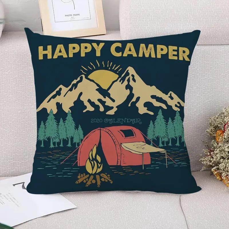 Happy Camping Cushions for Decorative Sofa Cushion Cover Pillowcase Home Decoration Accessories Throw Pillow Covers 30x30cm чёрный
Happy Camping Cushions for Decorative Sofa Cushion Cover Pillowcase Home Decoration Accessories Throw Pillow Covers 30x30cm чёрный