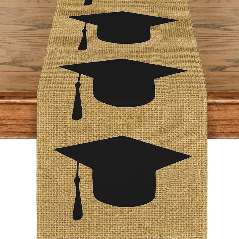 1 Piece Durable Linen Trim Rustic Graduation Theme Table Runner Suitable For Party Table Runner Room Decoration Multi-Size 33x90cm
1 Piece Durable Linen Trim Rustic Graduation Theme Table Runner Suitable For Party Table Runner Room Decoration Multi-Size 33x90cm