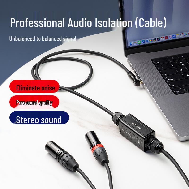 ROXTONE Dual-Channel Audio Isolator: Eliminate Computer Current Noise & Reduce Ground Noise with Transformer. RA3DT-MJ2JS (1/4 inch)
ROXTONE Dual-Channel Audio Isolator: Eliminate Computer Current Noise & Reduce Ground Noise with Transformer. RA3DT-MJ2JS (1/4 inch)