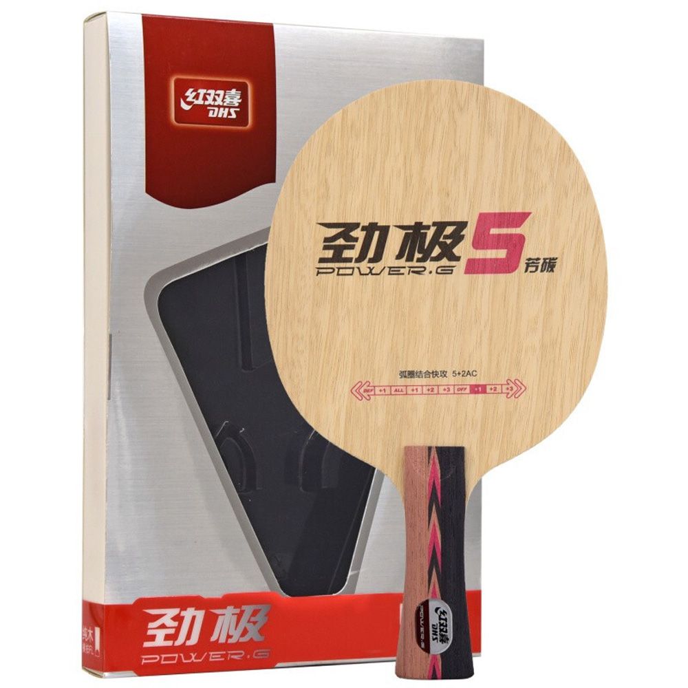 Оригинальное лезвие для настольного тенниса DHS POWER G PG 5 (5+2 ALC) ALC Карбоновая ракетка PG5 Весло для пинг-понга
Оригинальное лезвие для настольного тенниса DHS POWER G PG 5 (5+2 ALC) ALC Карбоновая ракетка PG5 Весло для пинг-понга