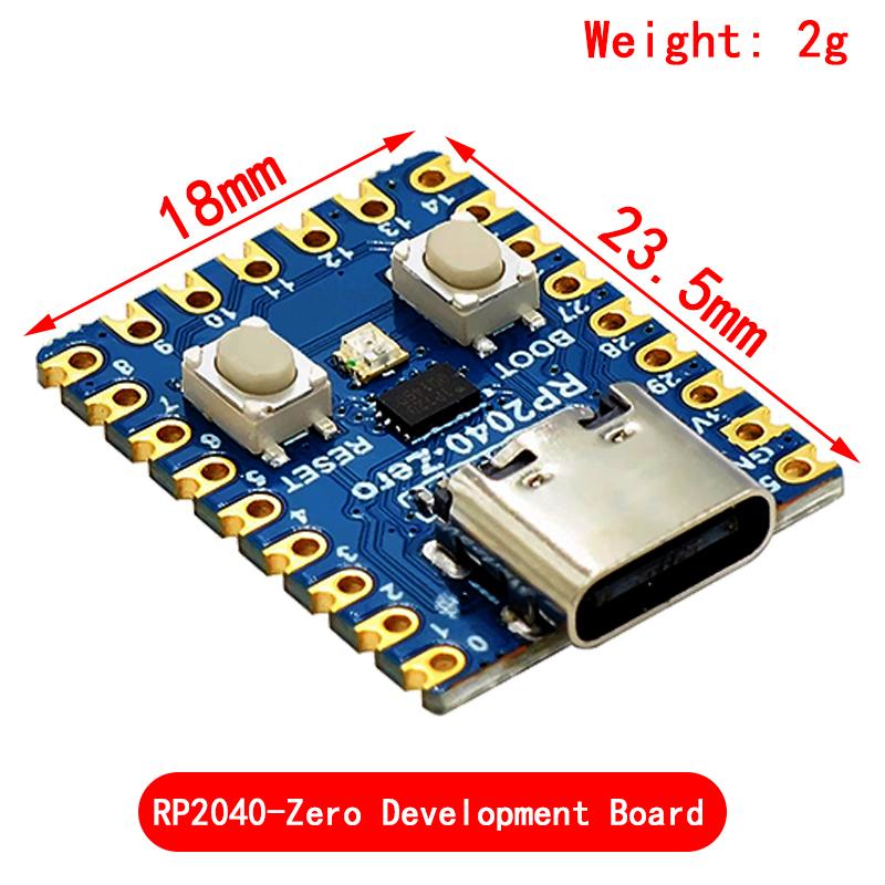 Оригінальний модуль розробки Raspberry Pi PICO RP2040-Zero міні мікроконтролер двоядерний процесор Cortex M0+ 2 МБ FlashUSB
Оригінальний модуль розробки Raspberry Pi PICO RP2040-Zero міні мікроконтролер двоядерний процесор Cortex M0+ 2 МБ FlashUSB