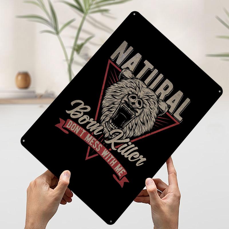Born Killer Printed Poster Customized Wall Art Retro Vintage Metal Tin Signs for Gamer Decoration Room Desk Decor Coffee Bar 7.9x11.8In(20x30cm)
Born Killer Printed Poster Customized Wall Art Retro Vintage Metal Tin Signs for Gamer Decoration Room Desk Decor Coffee Bar 7.9x11.8In(20x30cm)