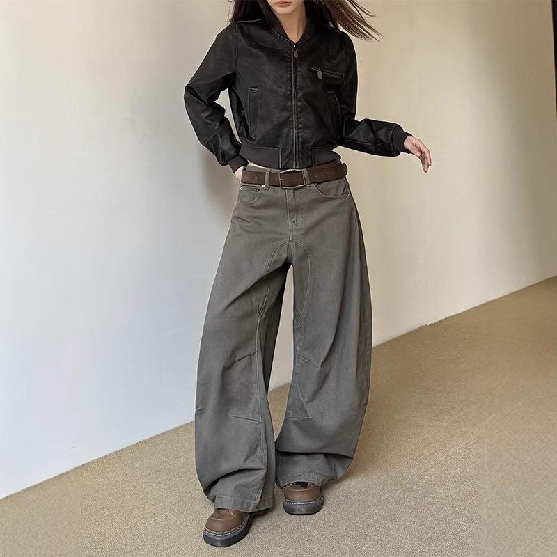 Women s Retro Scimitar Workwear Jeans - Casual Wide-Leg, Slimming Design for Spring & Autumn 2XL
Women s Retro Scimitar Workwear Jeans - Casual Wide-Leg, Slimming Design for Spring & Autumn 2XL