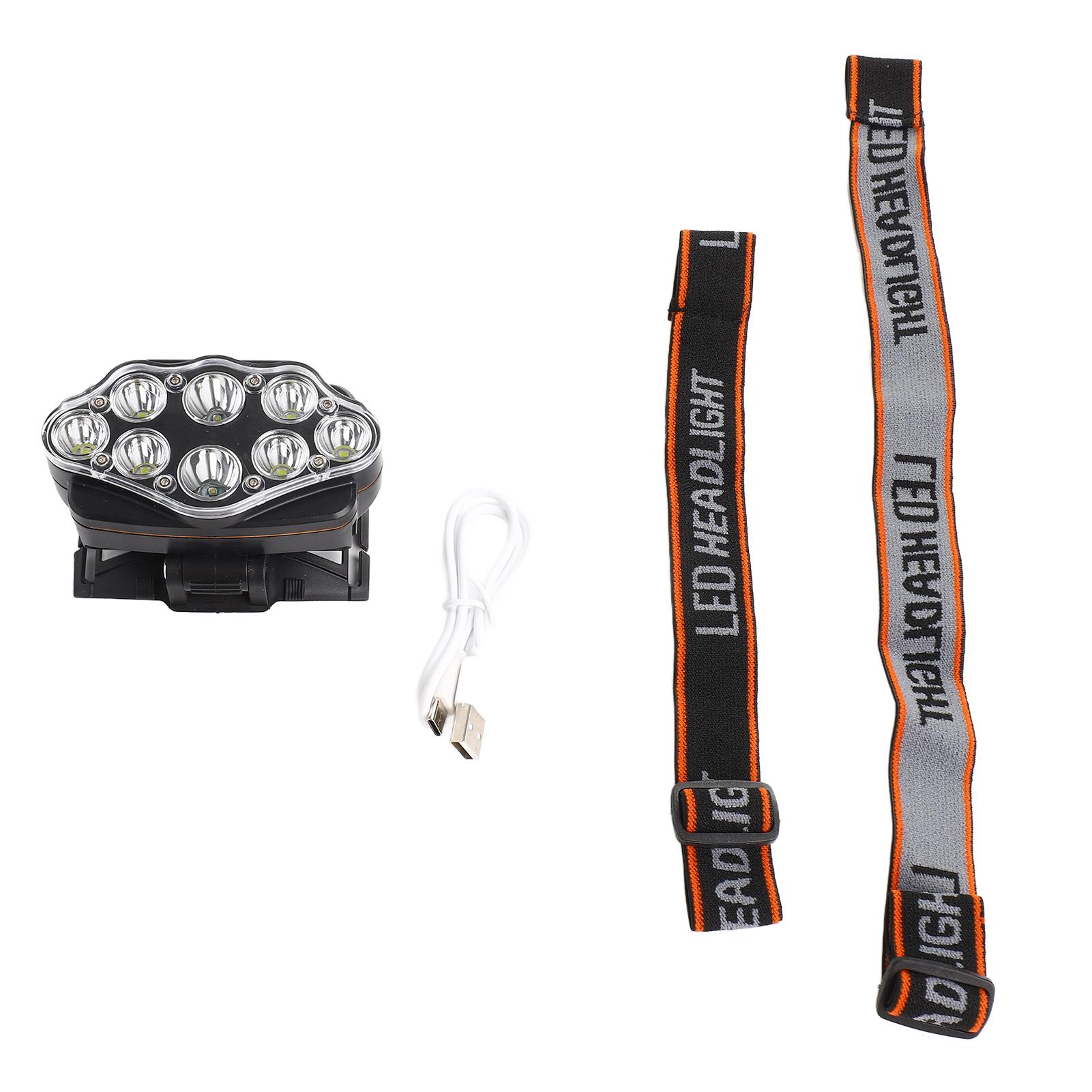LED Headlamp Super Bright 4 Lighting Modes Adjustable 8LEDs Headlamp For Outdoor Camping Hiking білий
LED Headlamp Super Bright 4 Lighting Modes Adjustable 8LEDs Headlamp For Outdoor Camping Hiking білий