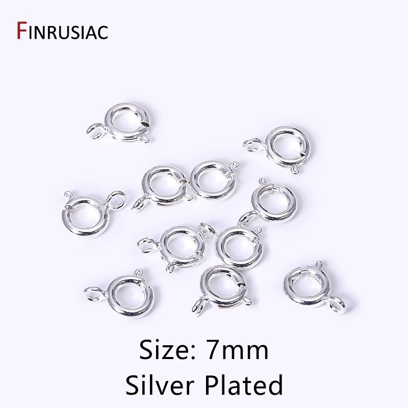 4 Sizes 14k/18k Gold Plated Brass Spring Clasps Round Lobster Clasps For DIY Bracelets Necklaces Making Findings Wholesale 10 pieces
4 Sizes 14k/18k Gold Plated Brass Spring Clasps Round Lobster Clasps For DIY Bracelets Necklaces Making Findings Wholesale 10 pieces
