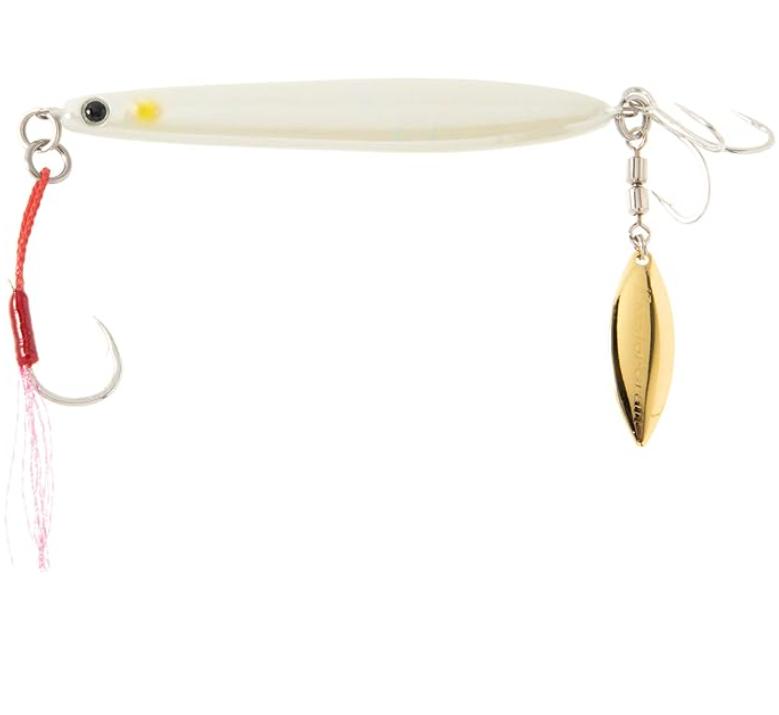 MAKI JIG JET 40g #19 Full Super Glow - Metal Jig Lure with Rear Blade for Saltwater Fishing 40g белый
MAKI JIG JET 40g #19 Full Super Glow - Metal Jig Lure with Rear Blade for Saltwater Fishing 40g белый