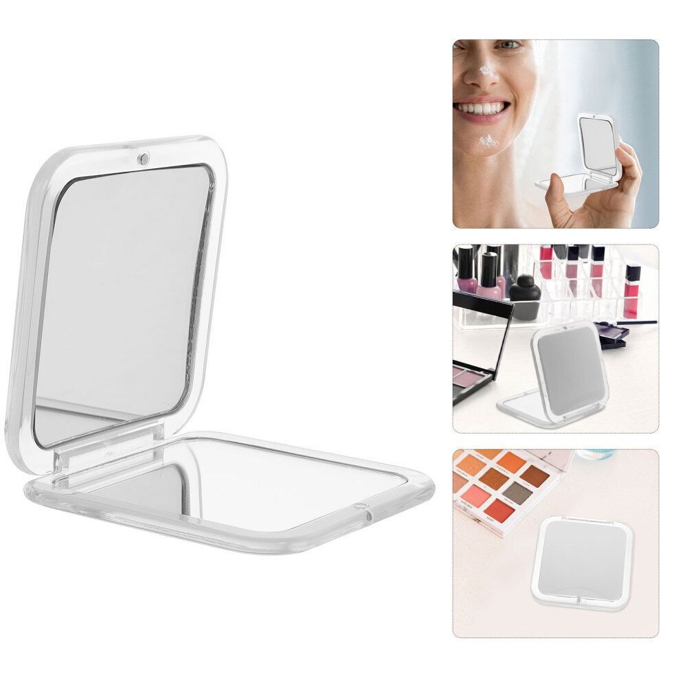 New Mini Resin Folding with a Flip-top Cover Square Make-up Mirror Portable Mirror
New Mini Resin Folding with a Flip-top Cover Square Make-up Mirror Portable Mirror