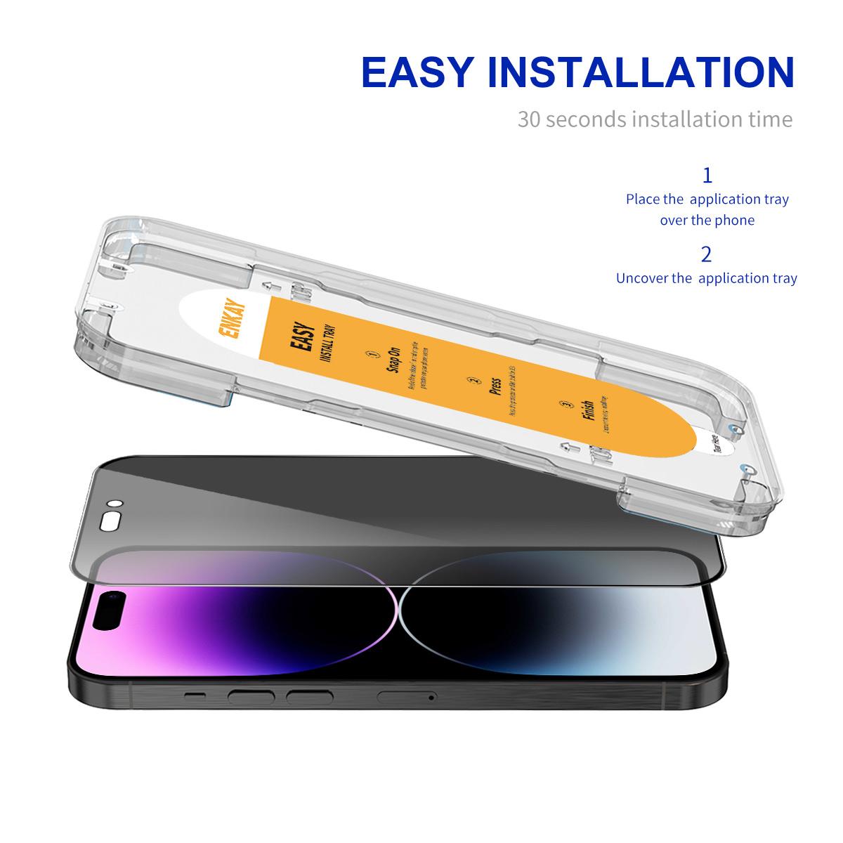 ENKAY HAT PRINCE For iPhone 14 Pro Max Screen Protector 28-degree Anti-peeping Film Easy Installation As Shown A
ENKAY HAT PRINCE For iPhone 14 Pro Max Screen Protector 28-degree Anti-peeping Film Easy Installation As Shown A