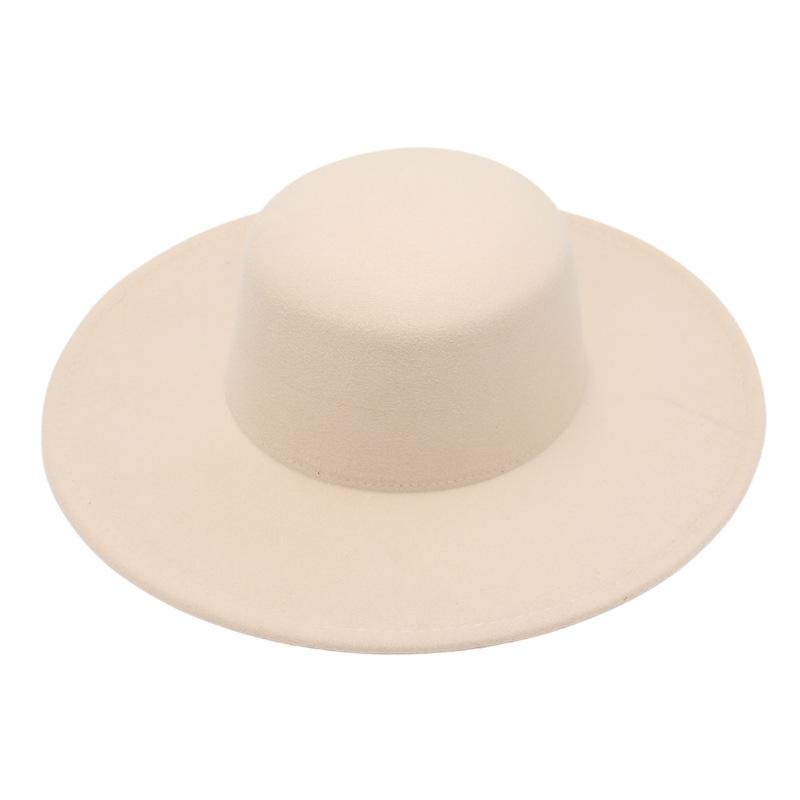 Ins French Top Hat Flat Top Dome Big Brim Model Modeling Felt Hat European And American Popular Catwalk Celebrity Hat One size
Ins French Top Hat Flat Top Dome Big Brim Model Modeling Felt Hat European And American Popular Catwalk Celebrity Hat One size
