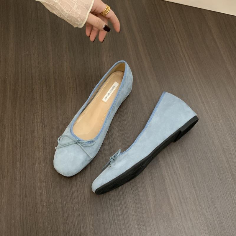 French inner heightening suede ballet single shoes women s shoes 2025 new spring and autumn bow red evening shoes 37 світло-синій колір
French inner heightening suede ballet single shoes women s shoes 2025 new spring and autumn bow red evening shoes 37 світло-синій колір