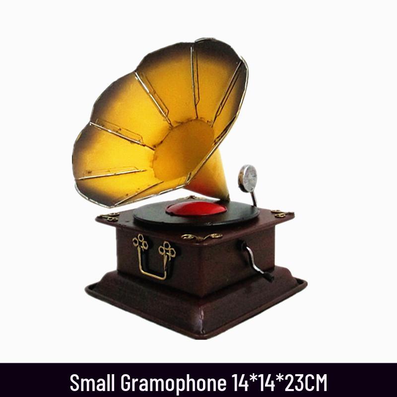 Vintage European-Style Gramophone Ornament - Wrought Iron Record Player Model for Home Decor See the instructions below
Vintage European-Style Gramophone Ornament - Wrought Iron Record Player Model for Home Decor See the instructions below