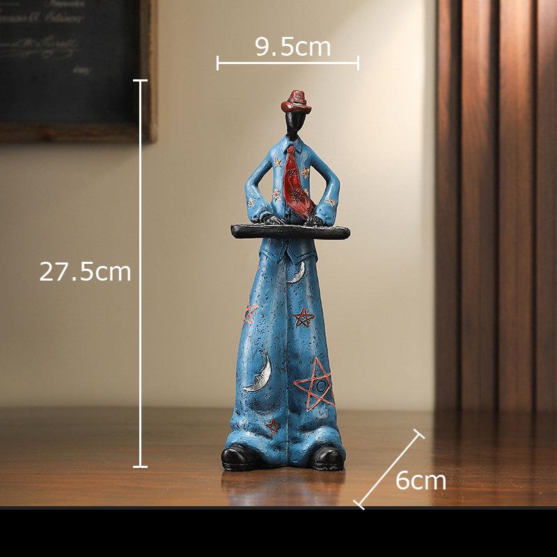 Vintage Country Band Figures Sculpture Desk Decoration Ornaments Jazz Band Character Resins Artwork Home Decor Accessories
Vintage Country Band Figures Sculpture Desk Decoration Ornaments Jazz Band Character Resins Artwork Home Decor Accessories