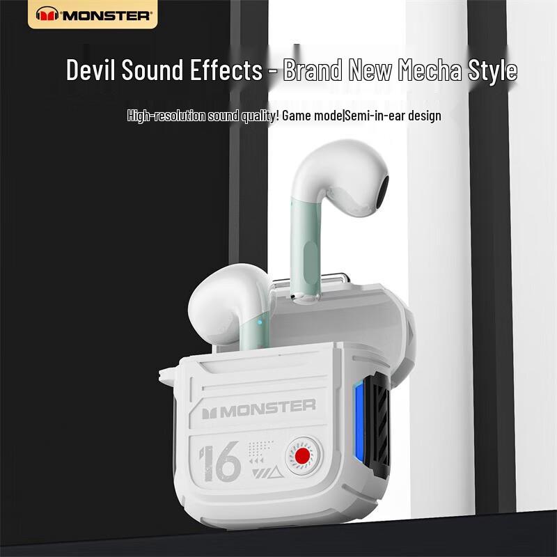 Monster XKT16 Mecha Style Semi-in-ear Bluetooth Earphones
Monster XKT16 Mecha Style Semi-in-ear Bluetooth Earphones