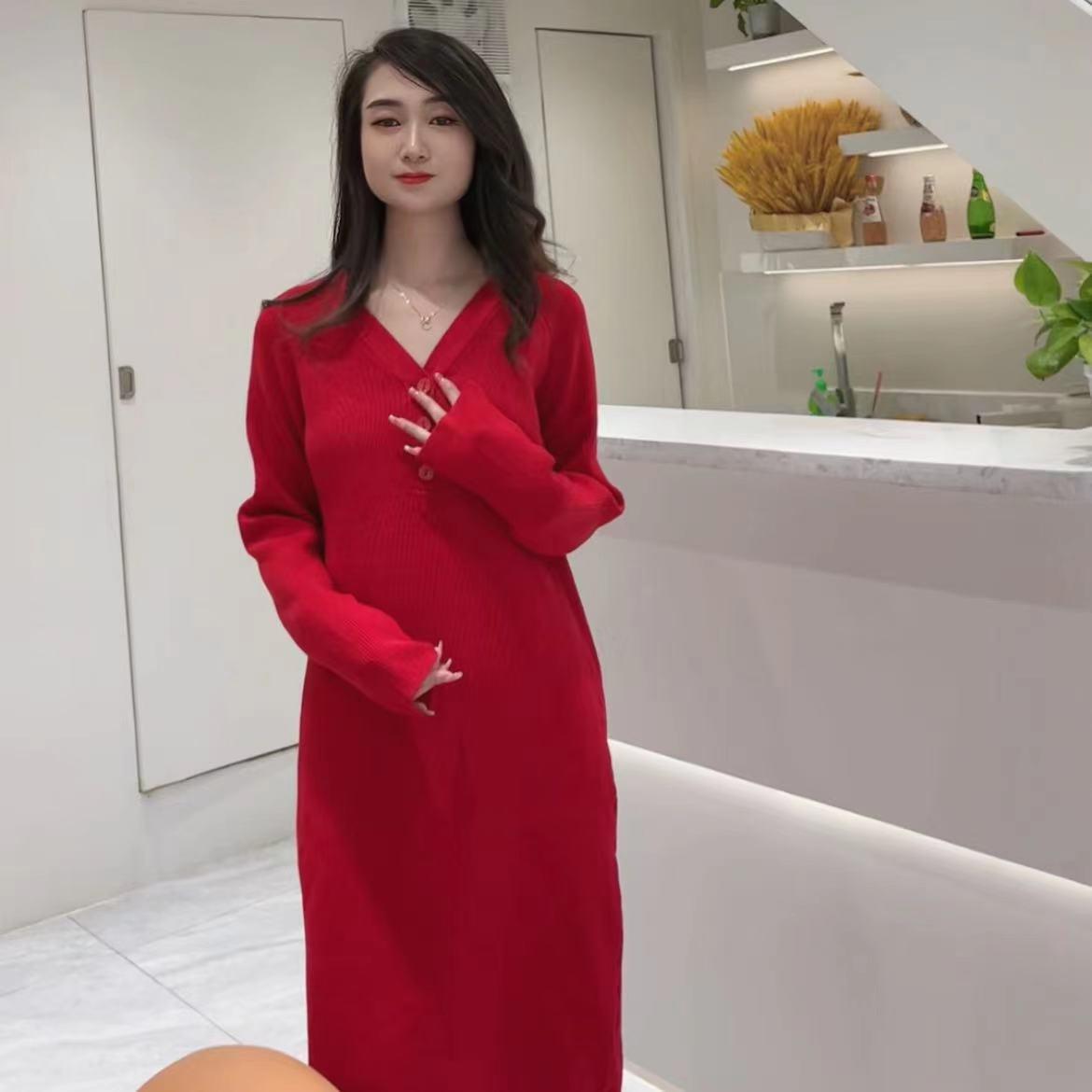 Salt-Style Women s V-Neck Knit Dress, Autumn/Winter 2023 - Loosely Fitted, Fashionable, Long Style Streetwear. Extra Large красный
Salt-Style Women s V-Neck Knit Dress, Autumn/Winter 2023 - Loosely Fitted, Fashionable, Long Style Streetwear. Extra Large красный