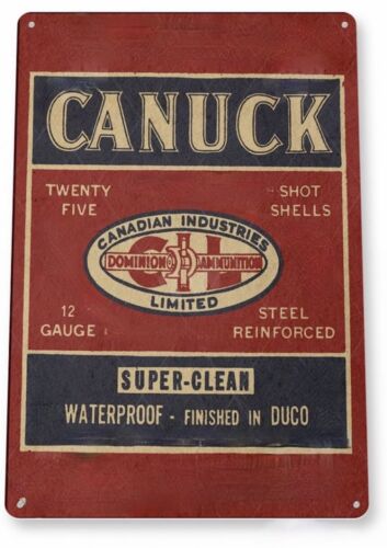 CANUCK SHOT SHELLS TIN SIGN STEEL REINFORCED CANADIAN INDUSTRIES x inchAluminum 20x30cm(7.8x11.8inch)
CANUCK SHOT SHELLS TIN SIGN STEEL REINFORCED CANADIAN INDUSTRIES x inchAluminum 20x30cm(7.8x11.8inch)