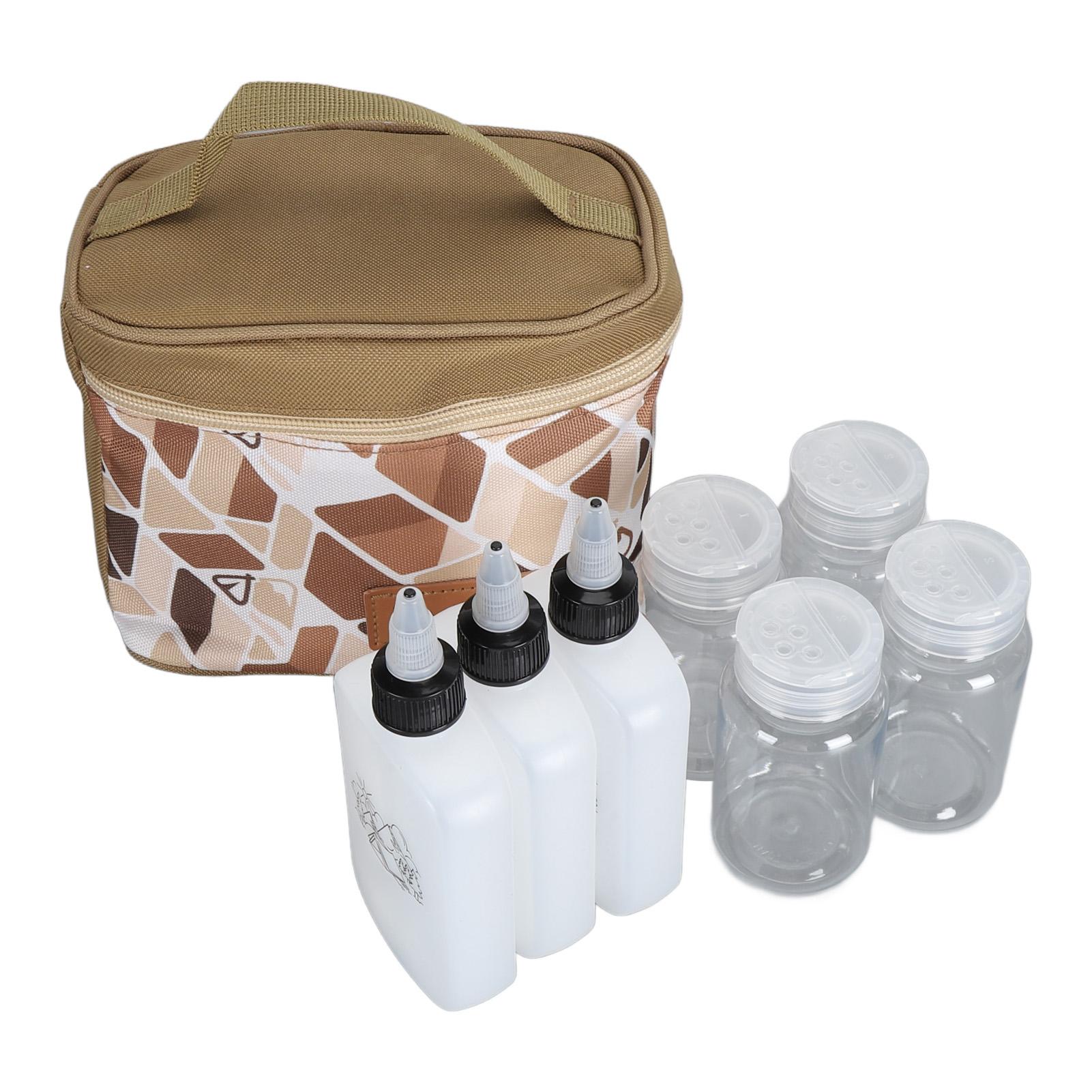 7PCS Set Camping Portable Spice Set Portable Spice Containers and Seasoning Storage Bag
7PCS Set Camping Portable Spice Set Portable Spice Containers and Seasoning Storage Bag