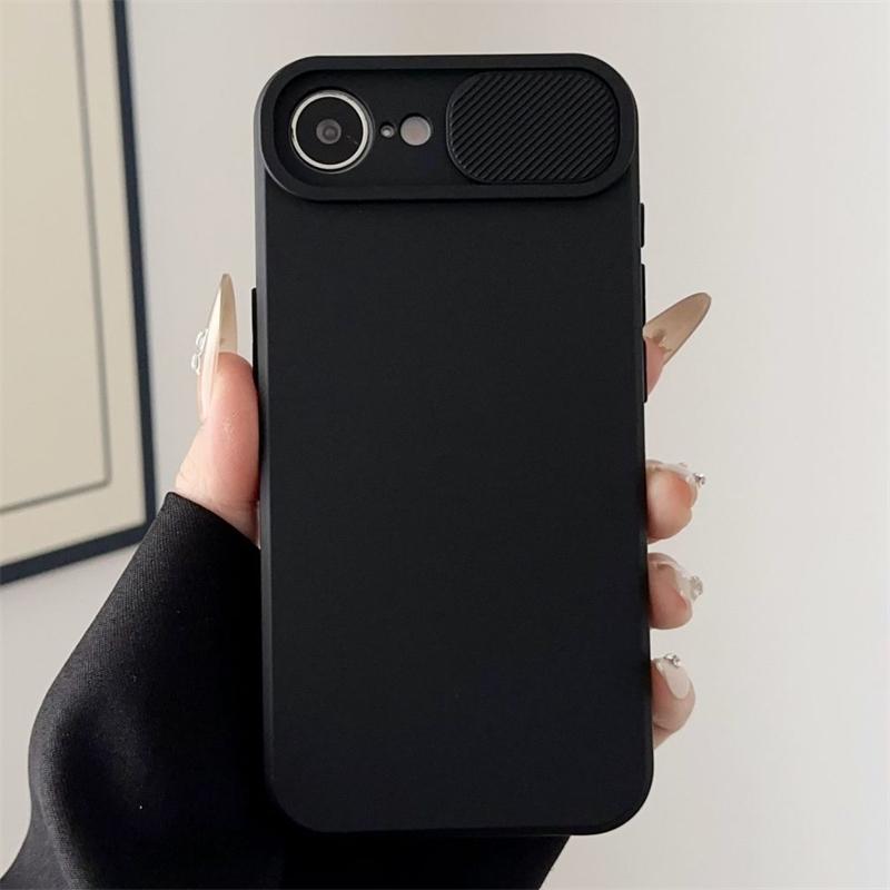 Slide Camera Lens Protection Shockproof Phone Case For iPhone 16E 15 14 Plus 13 12 Mini 11 16 Pro Max Soft Silicone Bumper Cover iPhone 16e
Slide Camera Lens Protection Shockproof Phone Case For iPhone 16E 15 14 Plus 13 12 Mini 11 16 Pro Max Soft Silicone Bumper Cover iPhone 16e