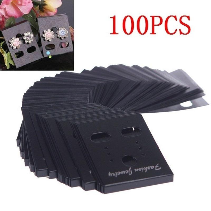 100Pcs/bag Earring Ear Studs Jewelry Hanging Holder Display Hang Cards for Jewelry Packaging Display 3.6 x3cm чорний
100Pcs/bag Earring Ear Studs Jewelry Hanging Holder Display Hang Cards for Jewelry Packaging Display 3.6 x3cm чорний