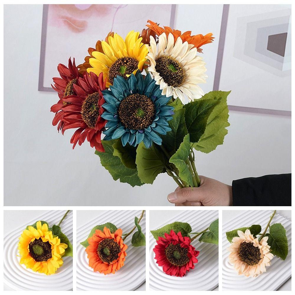 Lifelike Silk Sunflowers Bouquet Large Fake Flowers Artificial Sunflower Flowers Valentine s Day
Lifelike Silk Sunflowers Bouquet Large Fake Flowers Artificial Sunflower Flowers Valentine s Day