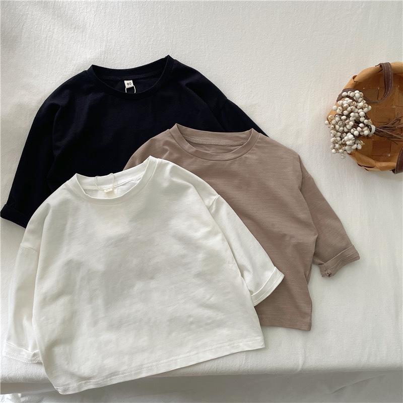 Bamboo Cotton Long Sleeve T-Shirt - Versatile Korean Style Base Layer for Men, Women, and Children, Perfect for Spring and Autumn 130 cm
Bamboo Cotton Long Sleeve T-Shirt - Versatile Korean Style Base Layer for Men, Women, and Children, Perfect for Spring and Autumn 130 cm