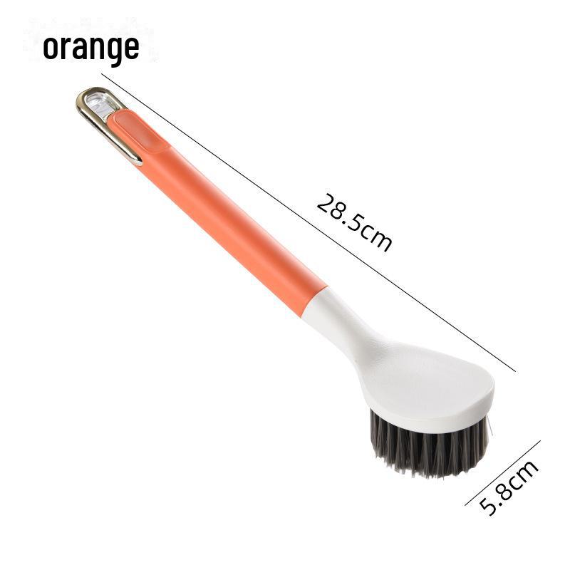 Силиконовая щетка-лопатка для мытья посуды, мягкая щетина, без содержания масел, не повреждает поверхность, универсальное чистящее средство для кухни