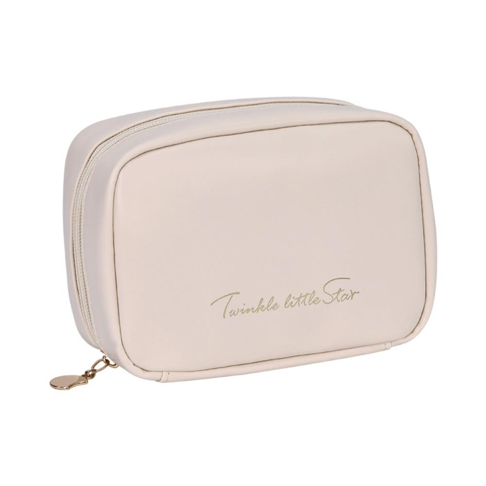 Waterproof PU Cosmetic Bag Zipper Toiletry Bag Elegant Women Makeup Bag Female/Girls білий
Waterproof PU Cosmetic Bag Zipper Toiletry Bag Elegant Women Makeup Bag Female/Girls білий