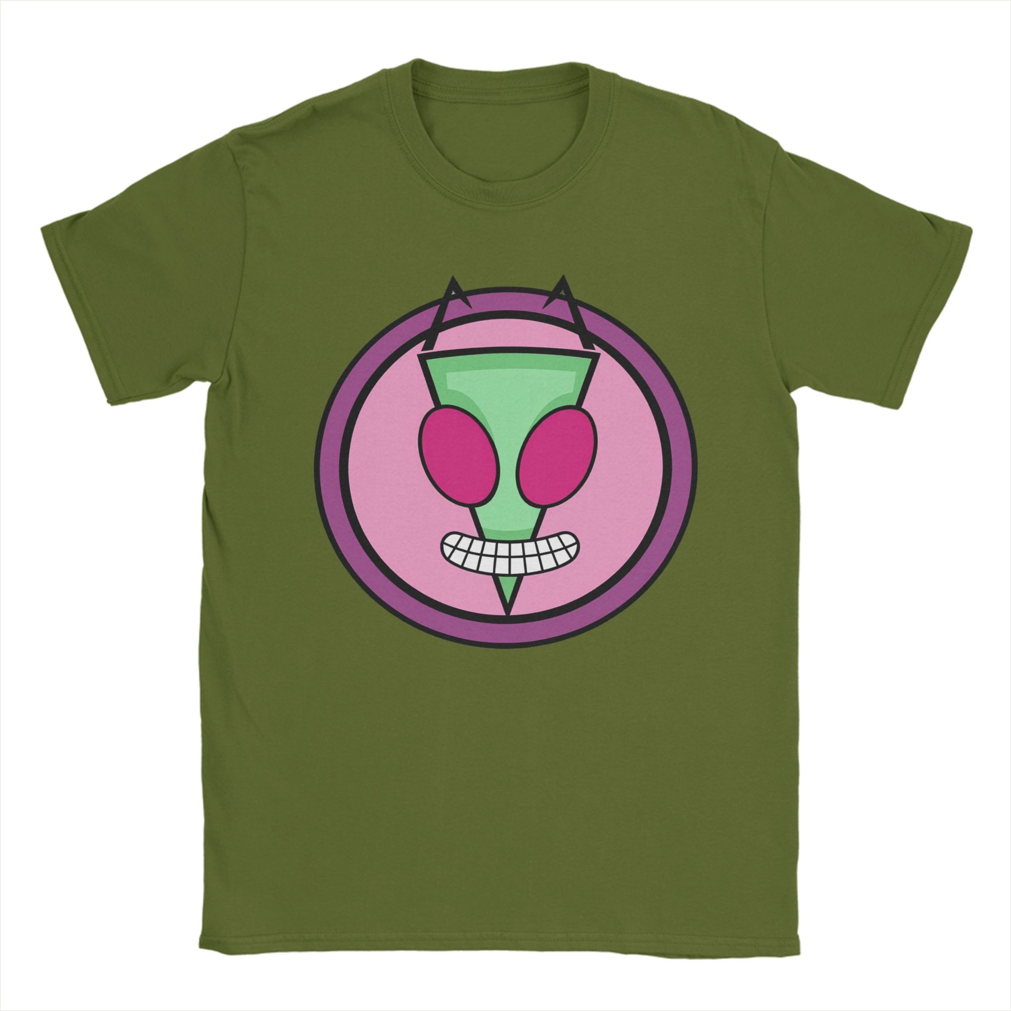 Summer Invader Zim Minimalistic Head Hippie T-Shirts Cotton Tee Shirt for Man Awesome Design Short Sleeve Clothing 4XL
Summer Invader Zim Minimalistic Head Hippie T-Shirts Cotton Tee Shirt for Man Awesome Design Short Sleeve Clothing 4XL