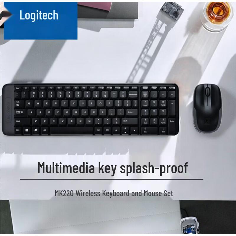 Logitech MK220 Wireless Keyboard and Mouse Combo
Logitech MK220 Wireless Keyboard and Mouse Combo