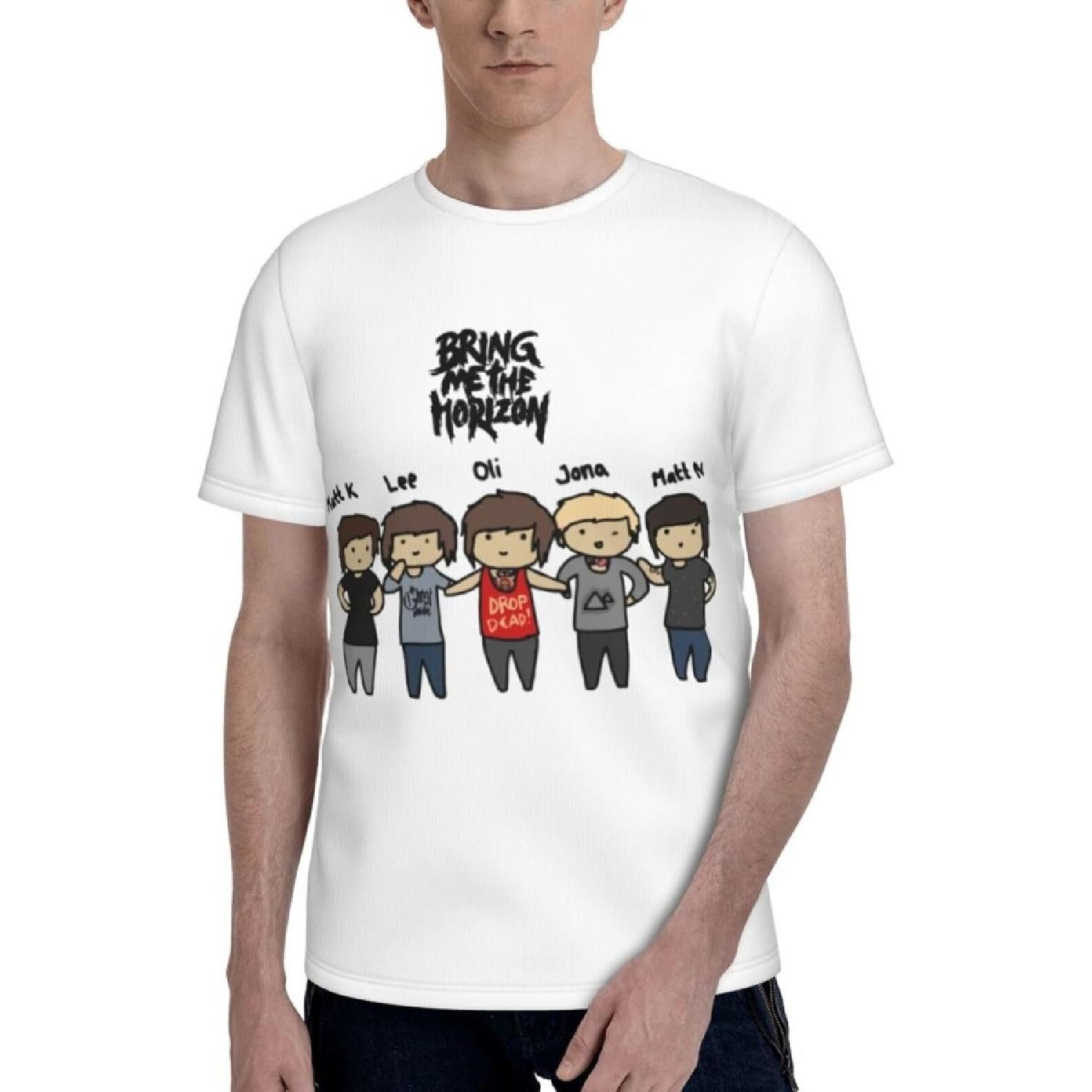 JOISOMI Men s t Shirt Bring me The Horizon Cartoon BMTH Men s Athletic T-Shirts Short Sleeve Quick Dry Breathable Crew Neck XXXXXL білий
JOISOMI Men s t Shirt Bring me The Horizon Cartoon BMTH Men s Athletic T-Shirts Short Sleeve Quick Dry Breathable Crew Neck XXXXXL білий