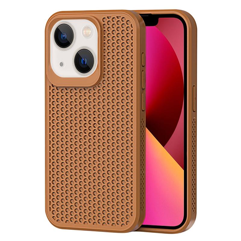 Для iPhone 13 Чохол для телефону PC+TPU Відведення тепла Порожнистий чохол Оптом Мобільні аксесуари Brown
Для iPhone 13 Чохол для телефону PC+TPU Відведення тепла Порожнистий чохол Оптом Мобільні аксесуари Brown