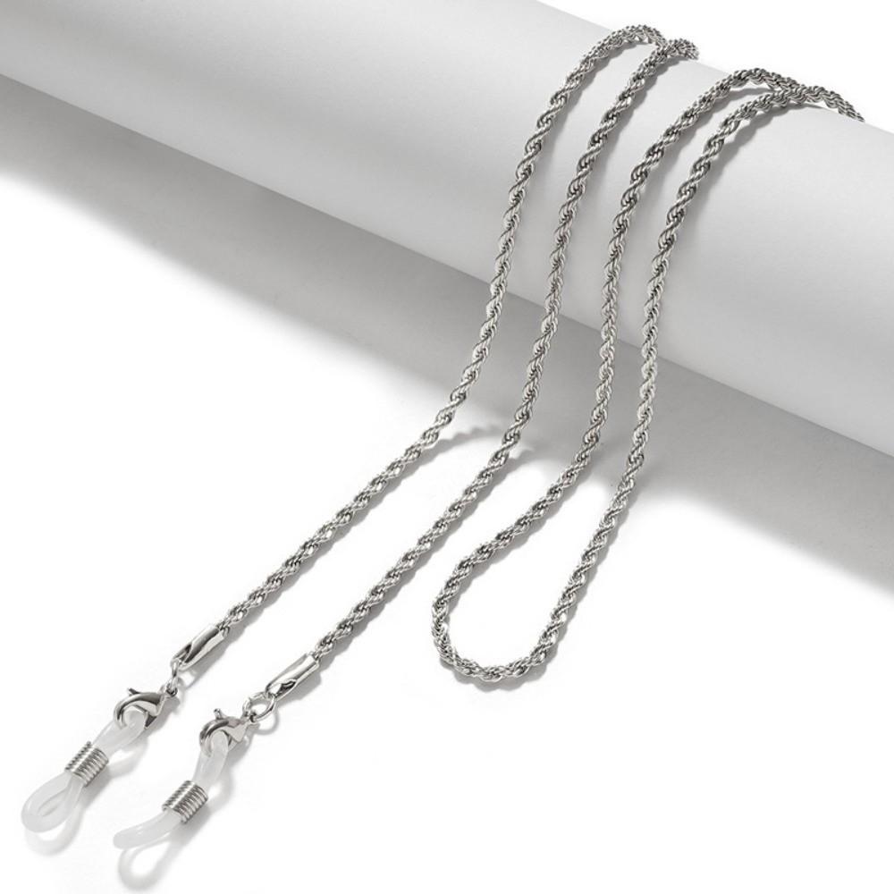 Metal Sunglasses Lanyard Hollow Eyeglass Lanyard Fashion Glasses Chains Fashion Accessory Silver
Metal Sunglasses Lanyard Hollow Eyeglass Lanyard Fashion Glasses Chains Fashion Accessory Silver
