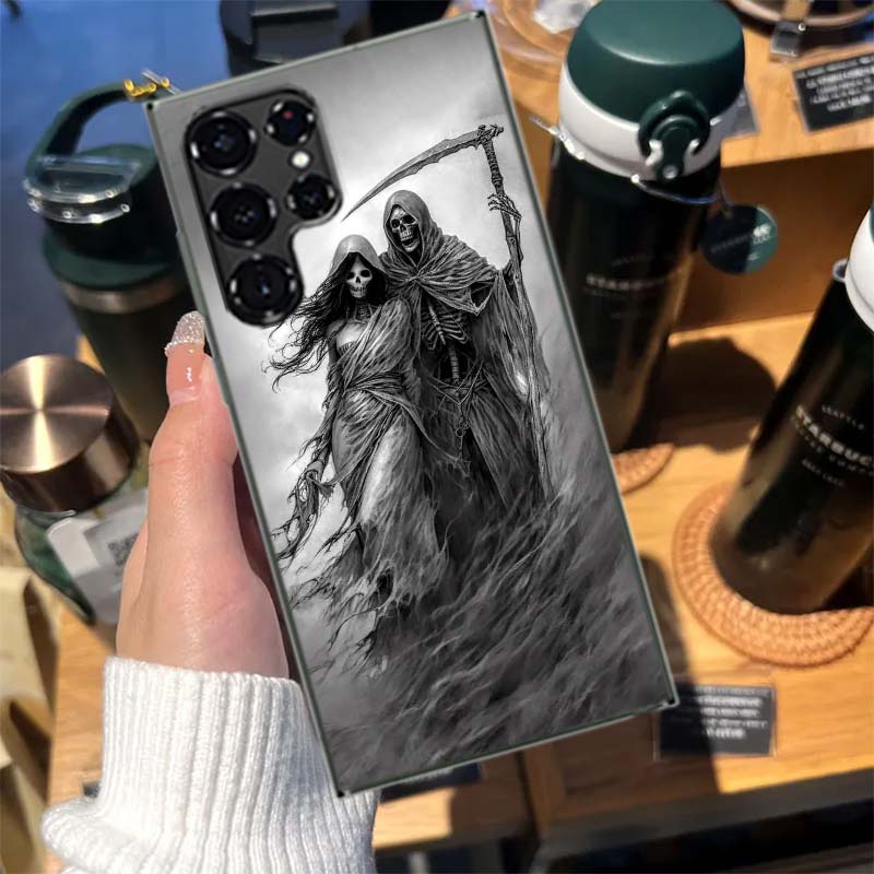 Death Grim Reaper Skull Cases Phone Case for Samsung Galaxy S26 Ultra S25 Edge S24 S23 FE S21 Plus S20 S22 Cover TPU Capa Shell Samsung S23 FE
Death Grim Reaper Skull Cases Phone Case for Samsung Galaxy S26 Ultra S25 Edge S24 S23 FE S21 Plus S20 S22 Cover TPU Capa Shell Samsung S23 FE
