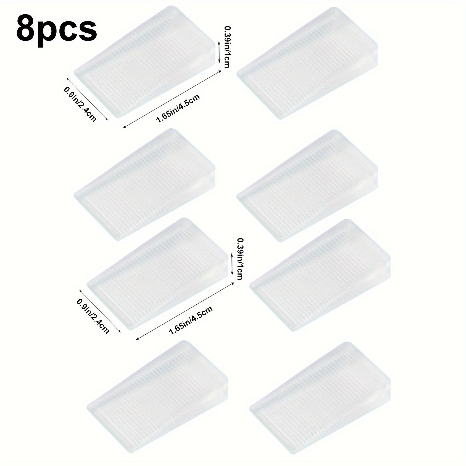 Пластиковые выравниватели для мебели - Прозрачные клиновидные подкладки для неровных поверхностей, Резиновая текстура, Матовая отделка, Отрезные жесткие подкладки для стола для дверей и полов 8pcs Transparent Color
Пластиковые выравниватели для мебели - Прозрачные клиновидные подкладки для неровных поверхностей, Резиновая текстура, Матовая отделка, Отрезные жесткие подкладки для стола для дверей и полов 8pcs Transparent Color