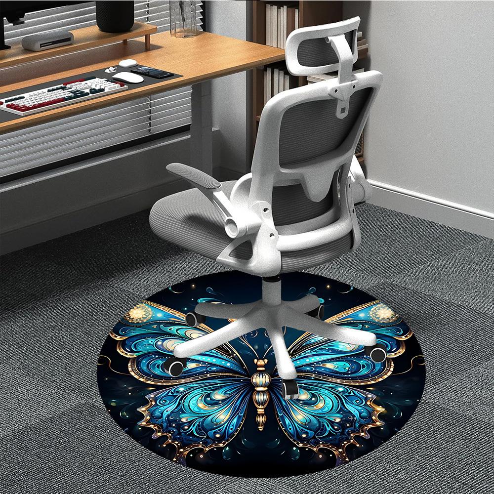 1PC Butterfly Fantasy Office Round Area Rug, Indoor Mat Suitable ForOffice, Under Office Chairs Bedroom Living Room Home Decor, Room Deco, D043 80cm by 80cm
1PC Butterfly Fantasy Office Round Area Rug, Indoor Mat Suitable ForOffice, Under Office Chairs Bedroom Living Room Home Decor, Room Deco, D043 80cm by 80cm