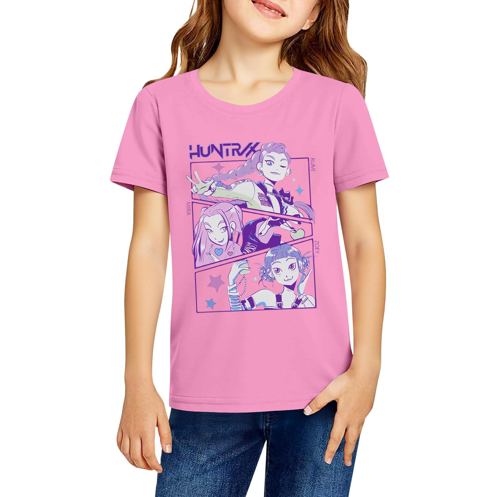 Fashionable Round Neck Short Sleeve Work Clothes Printed Tops For KID Summer Tops 150 рожевий
Fashionable Round Neck Short Sleeve Work Clothes Printed Tops For KID Summer Tops 150 рожевий