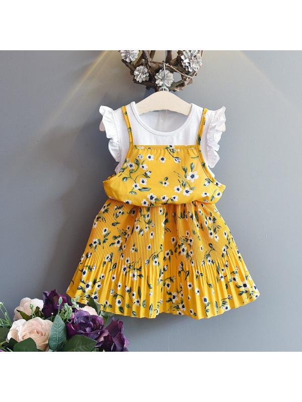 Летнее платье-слинг с короткими рукавами и принтом для девочек
Летнее платье-слинг с короткими рукавами и принтом для девочек