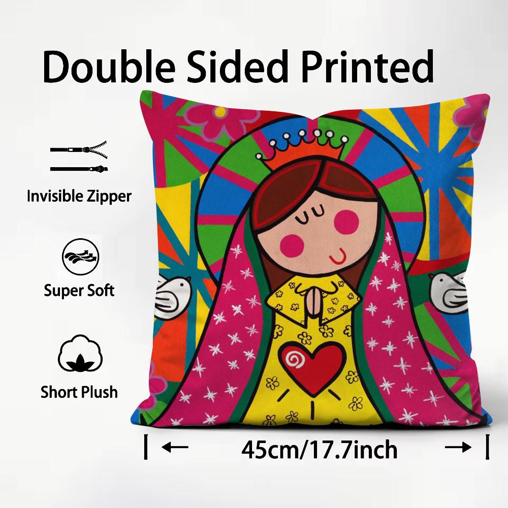 1PC Cartoon Virgin Mary Art Cushion Cover Plush Fabric Soft DoubleSided Printed Sofa Warm Winter Home Child Gift Pillow Case 30X30cm
1PC Cartoon Virgin Mary Art Cushion Cover Plush Fabric Soft DoubleSided Printed Sofa Warm Winter Home Child Gift Pillow Case 30X30cm