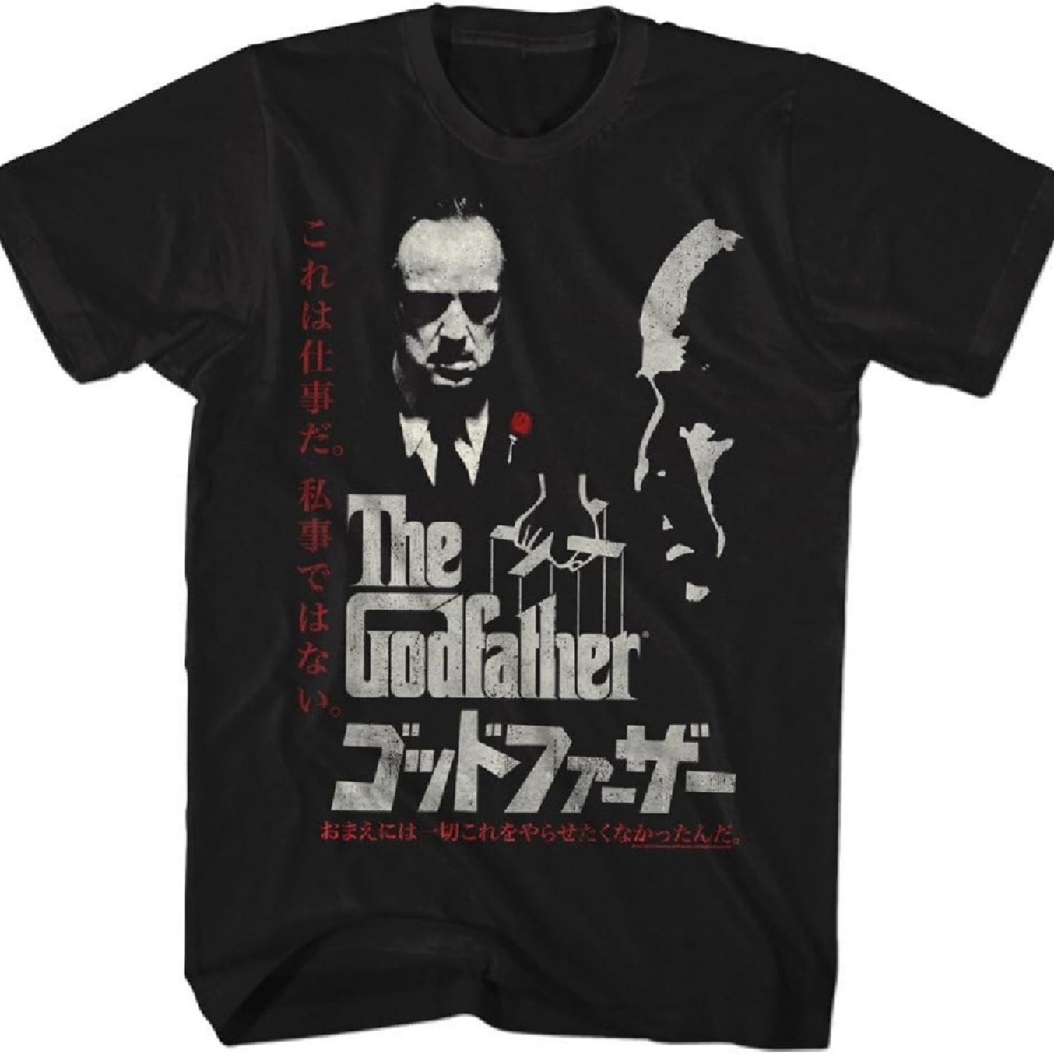 American Classics Godfather 1972 Crime Action Movie Marlon Brando Japanese Black Adult T-Shirt XXXXXL
American Classics Godfather 1972 Crime Action Movie Marlon Brando Japanese Black Adult T-Shirt XXXXXL