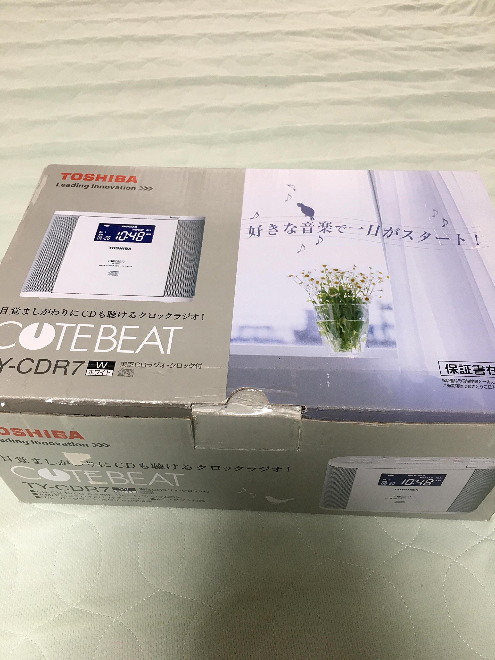 Toshiba CUTEBEAT CD Радіо Білий (з годинником) TY-CDR7(W) білий
Toshiba CUTEBEAT CD Радіо Білий (з годинником) TY-CDR7(W) білий