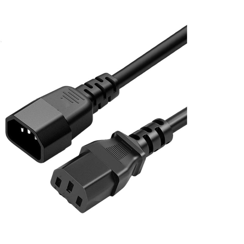 18AWG C13 C14 Power Extension Cord With Flame Retardant PVC Coating Computer Power Extension Cable For Industrial Use
18AWG C13 C14 Power Extension Cord With Flame Retardant PVC Coating Computer Power Extension Cable For Industrial Use