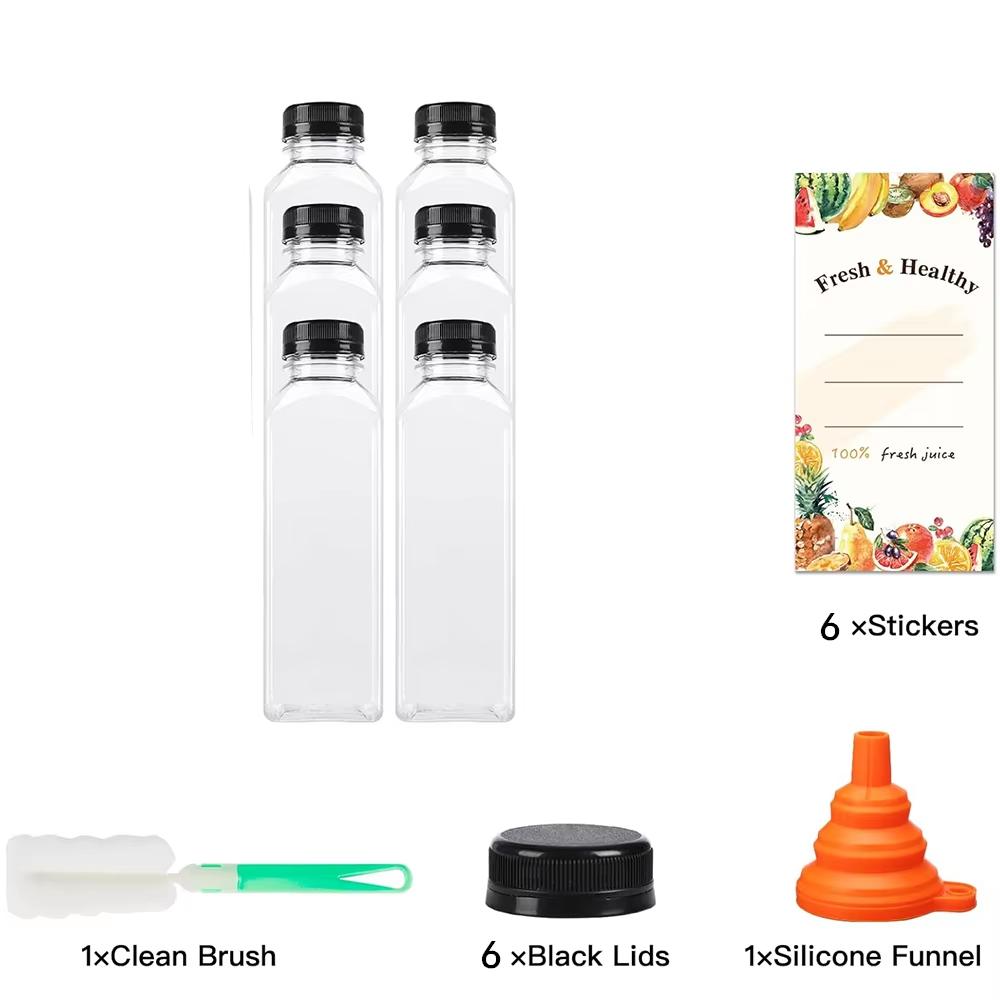 Многоразовые пластиковые бутылки для сока 500 мл с крышками, контейнеры для сока для кемпинга с крышками с защитой от вскрытия, бутылки черные прозрачные JT469
Многоразовые пластиковые бутылки для сока 500 мл с крышками, контейнеры для сока для кемпинга с крышками с защитой от вскрытия, бутылки черные прозрачные JT469