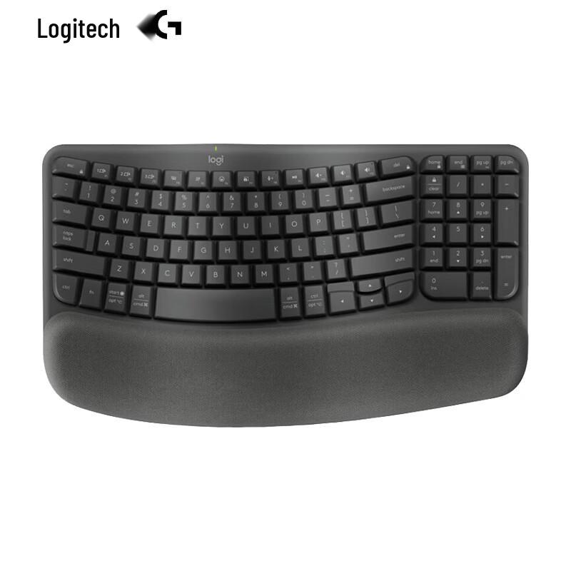 Logitech Wave Keys Ergonomic Wireless Bluetooth Keyboard
Logitech Wave Keys Ergonomic Wireless Bluetooth Keyboard