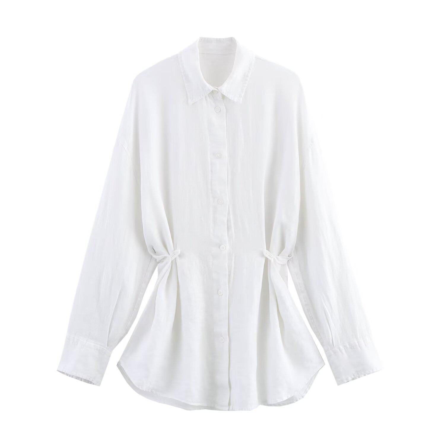 2025 Spring/Summer Women s Loose Long-Sleeve Shirt with Button-Down Collar Extra Small
2025 Spring/Summer Women s Loose Long-Sleeve Shirt with Button-Down Collar Extra Small