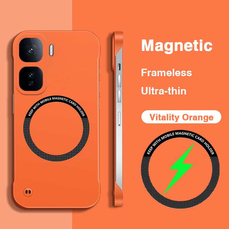 Frameless Phone Case for vivo iQOO Neo11 Neo 11 5G China Ultra Thin Magnetic Skin Friendly Hard Fingerprint-resistant Back Cover vivo iQOO Neo11 (China)
Frameless Phone Case for vivo iQOO Neo11 Neo 11 5G China Ultra Thin Magnetic Skin Friendly Hard Fingerprint-resistant Back Cover vivo iQOO Neo11 (China)