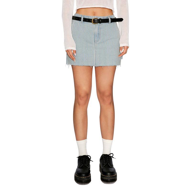 Yescci American Stripes Denim Short Skirt Blue and white stripes M
Yescci American Stripes Denim Short Skirt Blue and white stripes M